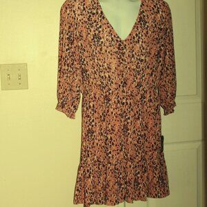 Lulus nwt ladies dress, lined, terracotta size XL